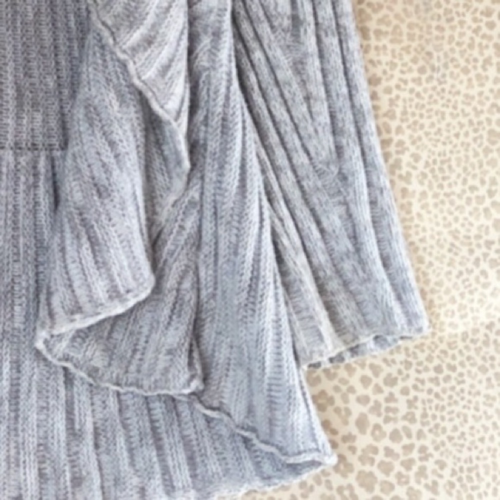 Apt 9 Gray Open Faced Cocoon Cardigan, Size L - image 3